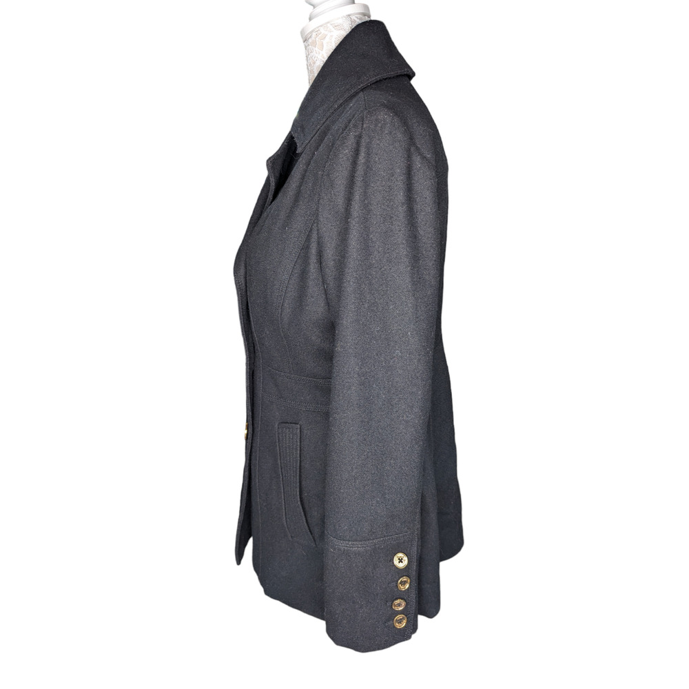 Michael Kors Black Peacoat 8 - Picture 3 of 10